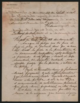 Carta de [...] a Ovidio A. Lagos enviada el 23 de [septiembre] de 1891 desde Buenos Aires