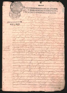 Decreto del Virrey del Perú Luis Enríquez de Guzmán, Conde de Alba y Aliste