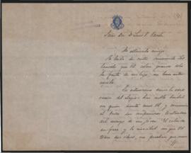 Carta de Vicente G. Quesada a Luis V. Varela