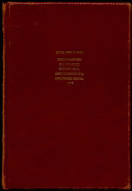 Proyecto manuscrito de un reglamento provisorio para el campo de inválidos de la Confederación Ar...