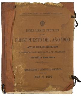 Bases para el proyecto de presupuesto del año 1900