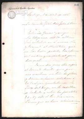 Carta de Norberto Quirno Costa a Julio Argentino Roca del 2 de octubre de 1895.