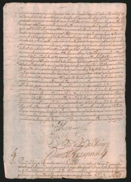 Decreto del Virrey del Perú, Juan de Mendoza y Luna, Marqués de Montesclaros