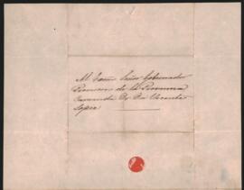 Nota de José Benjamín Gorostiaga al Gobernador provisorio de la provincia Doctor Vicente López,