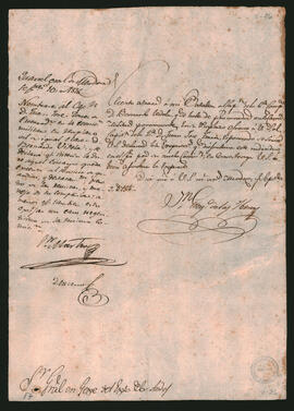 Solicitud del General Juan Gregorio de Las Heras al General en Jefe del Ejército de los Andes, José de San Martín