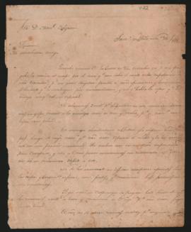 Carta de Tomás Guido, al General Manuel Belgrano, comunicándole los triunfos patriotas en Chile y...